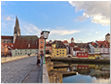 Regensburg: Hictoric town, cathedral and the more than 800 years old Stone Bridge